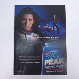 Danica Patrick PEAK Antifreeze IndyCar Racing Print Ad 2007 Display Art